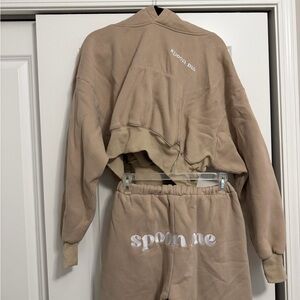 Oathaus 'spoon me' Sweatshirt and Sweatpants Set